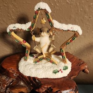 Charming Tails Swinging on a Star Ornament  IOC